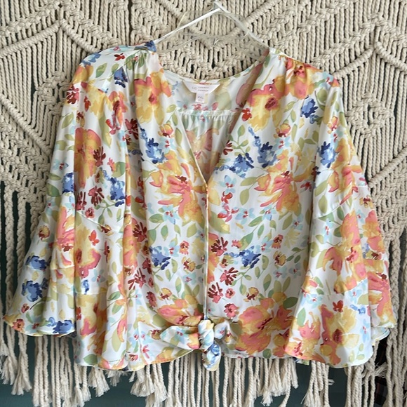 2 ** LC Lauren Conrad Blouse - Picture 1 of 8